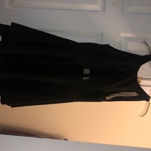 Black mini dress
